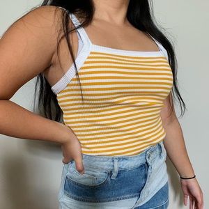 cropped tank top